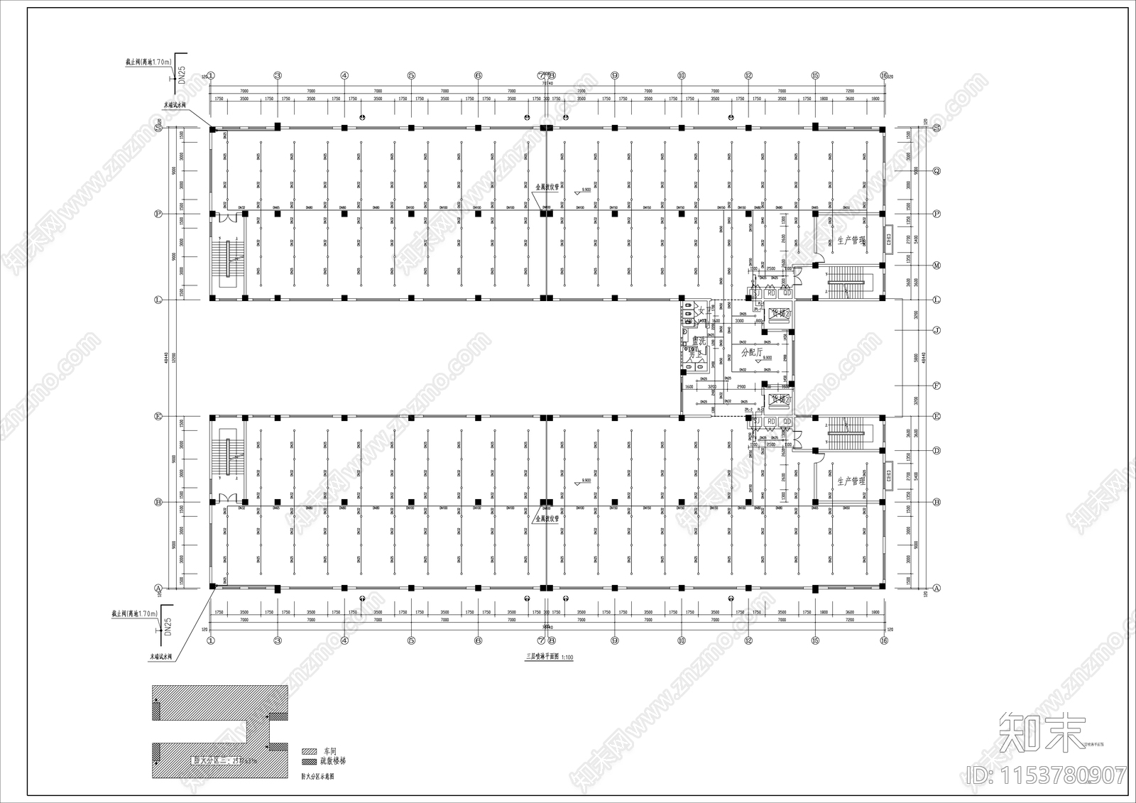 工业园区cad施工图下载【ID:1153780907】