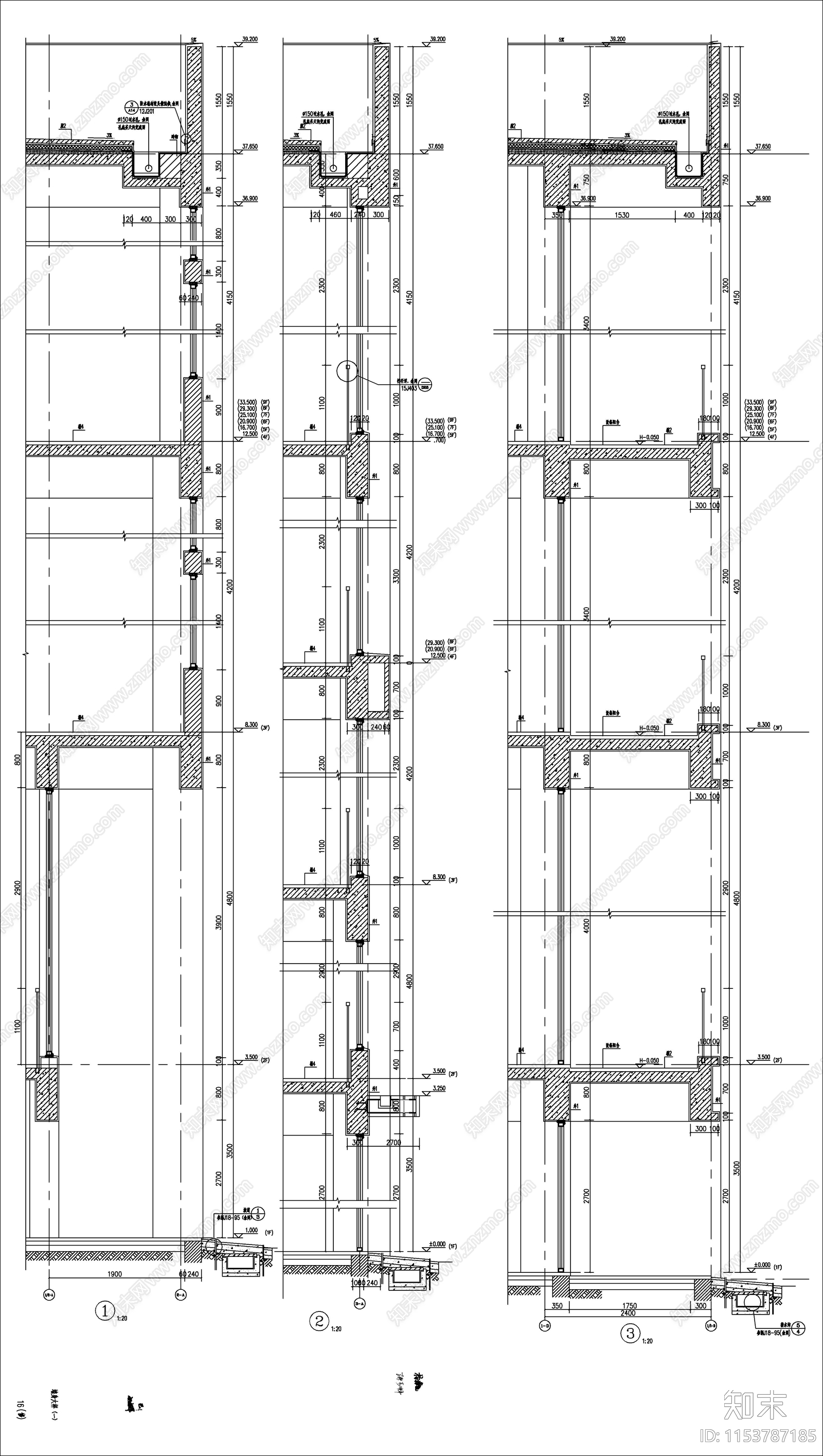 丙类生产厂房建筑cad施工图下载【ID:1153787185】