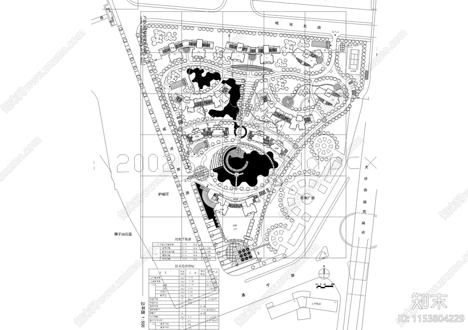 卢龙山庄规划设计方案cad施工图下载【ID:1153804229】