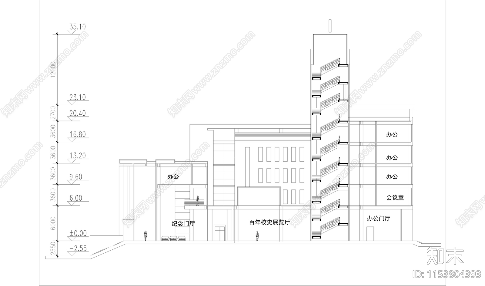 大学浦口校区方案图cad施工图下载【ID:1153804393】