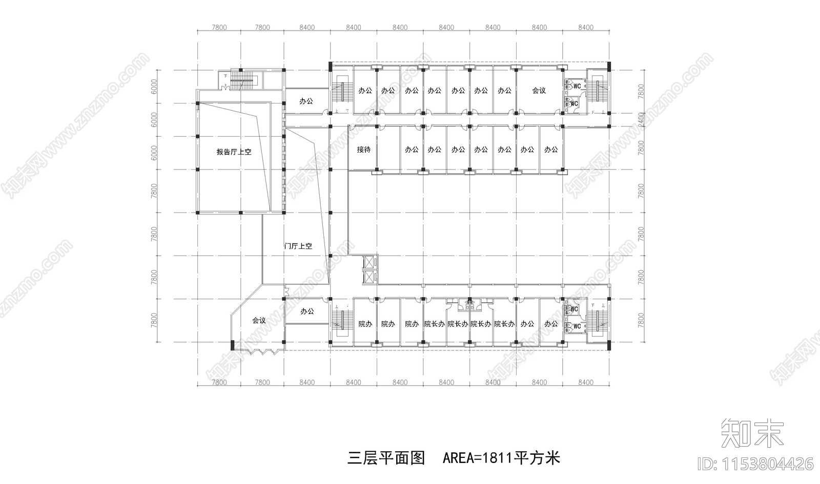 信息职业技术学院仙林校区单体建筑方案设计cad施工图下载【ID:1153804426】