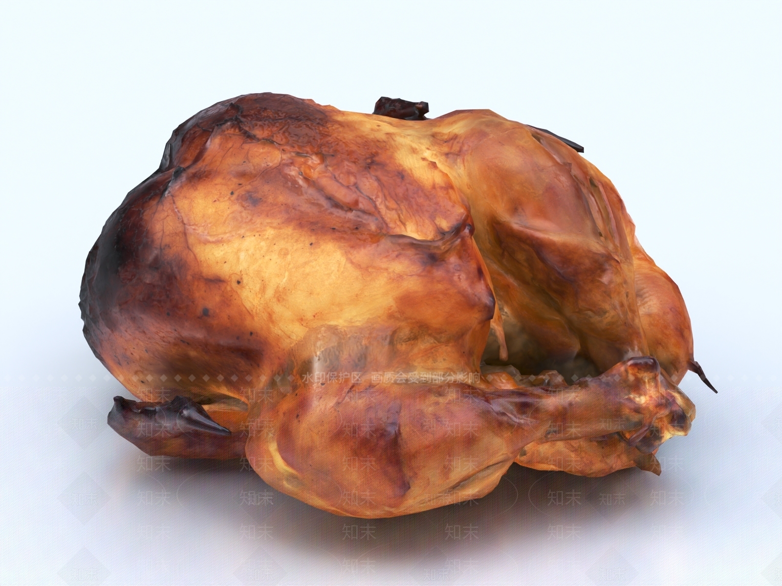 烤鸡3D模型下载【ID:1153805285】