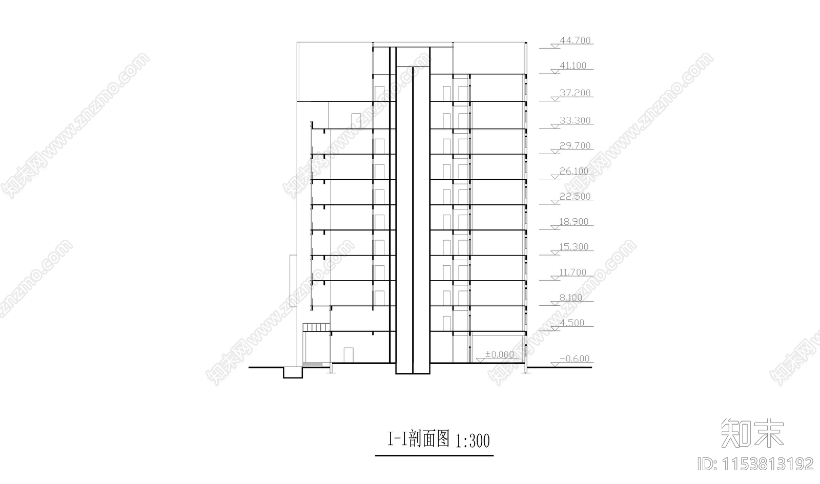 宁波高等专科学校扩初设计cad施工图下载【ID:1153813192】