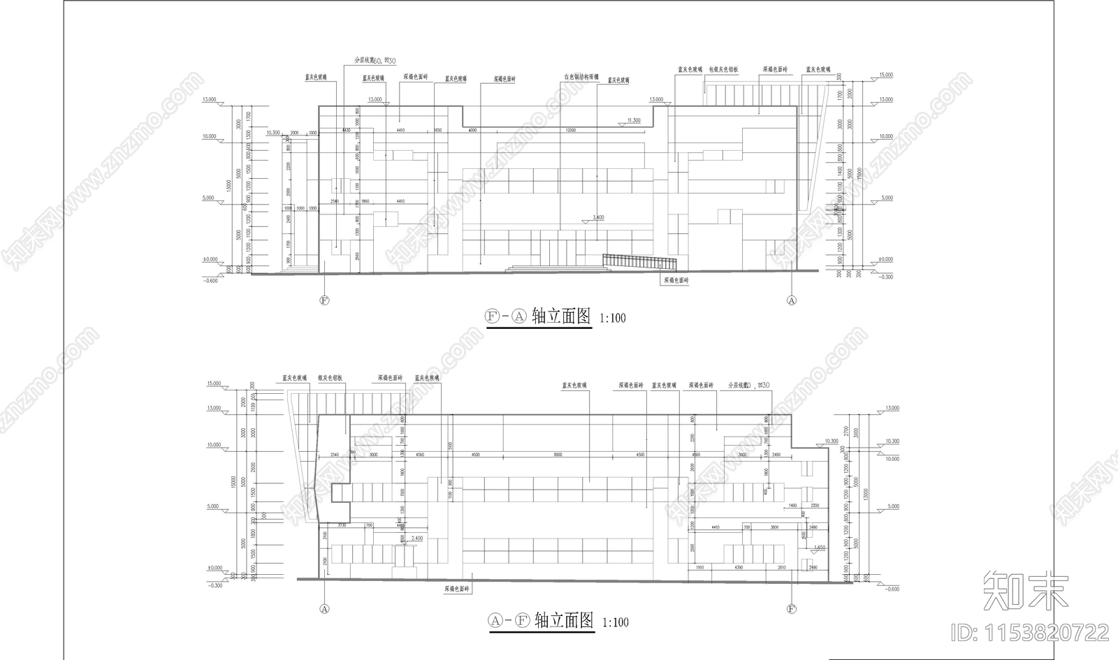 某中学方案设计cad施工图下载【ID:1153820722】