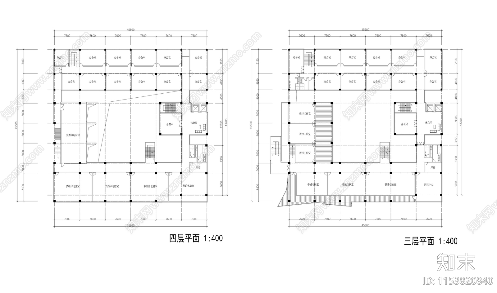 高教园区服装学院方案设计cad施工图下载【ID:1153820840】