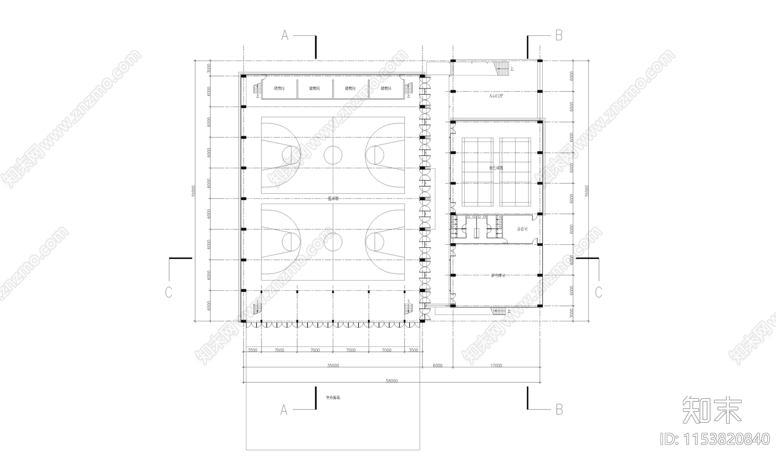 高教园区服装学院方案设计cad施工图下载【ID:1153820840】