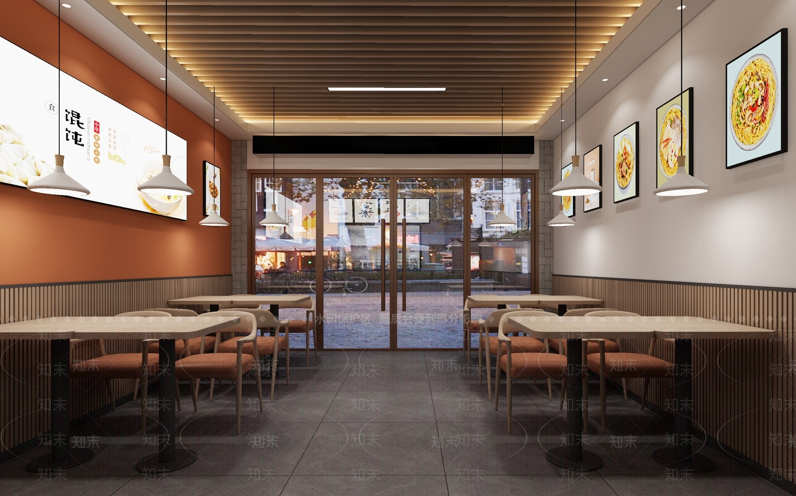 现代快餐店3D模型下载【ID:1153827375】
