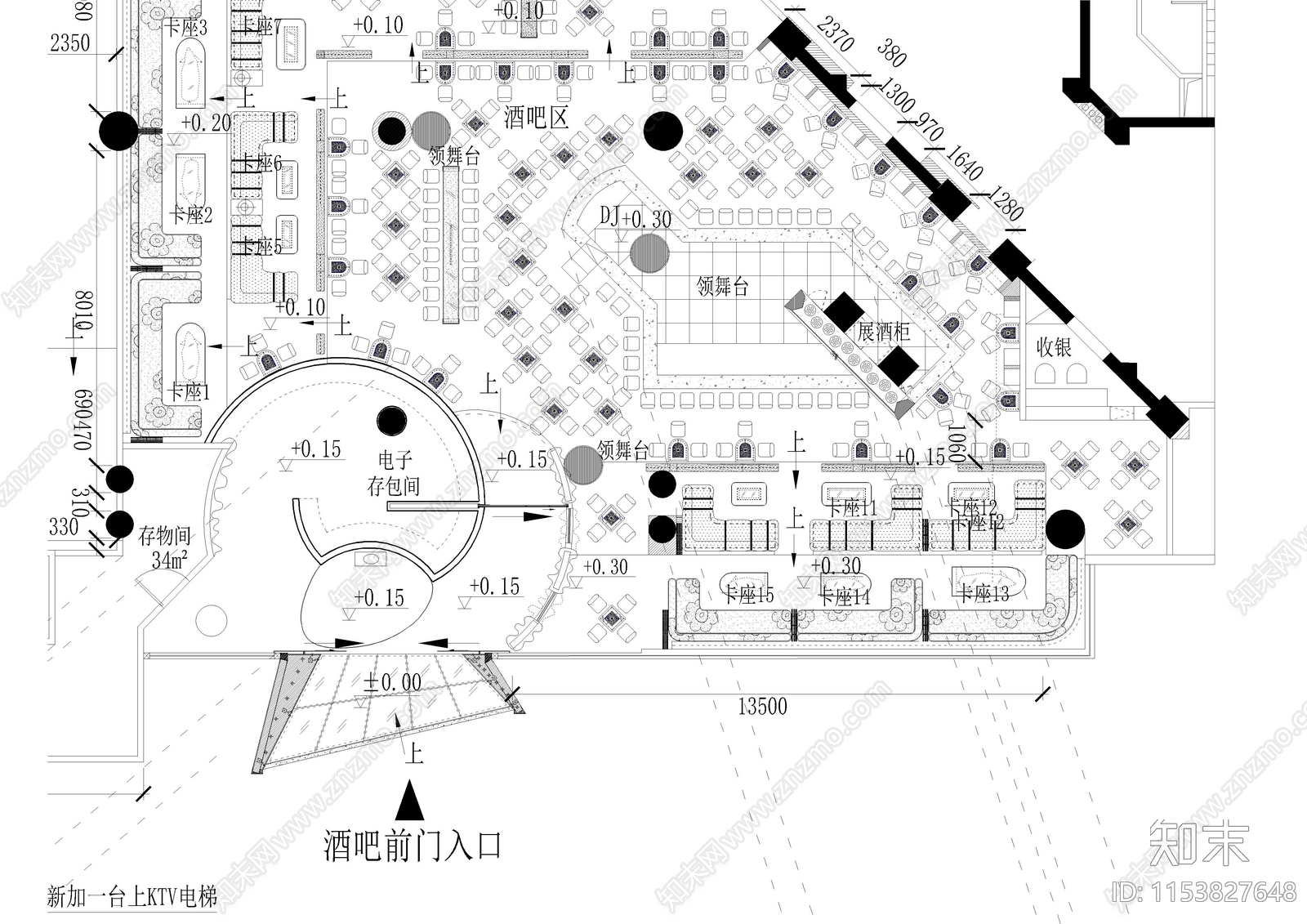 950㎡cad施工图下载【ID:1153827648】