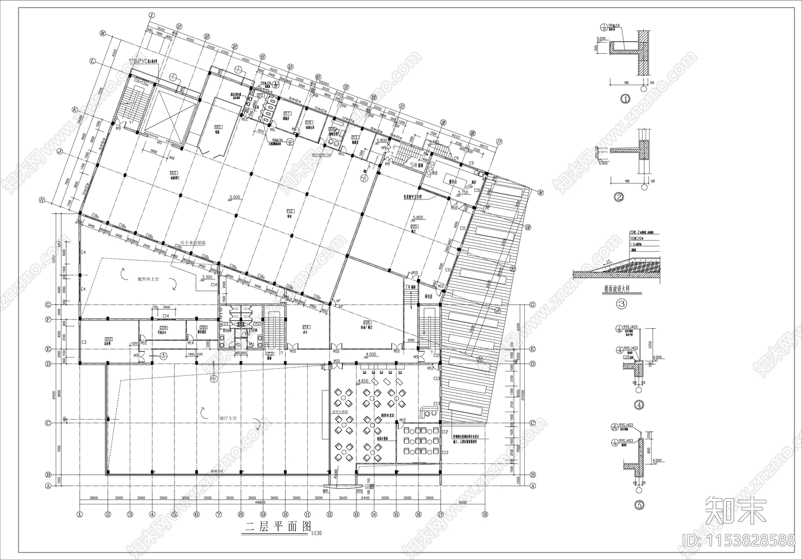 某特4S店建筑cad施工图下载【ID:1153828588】