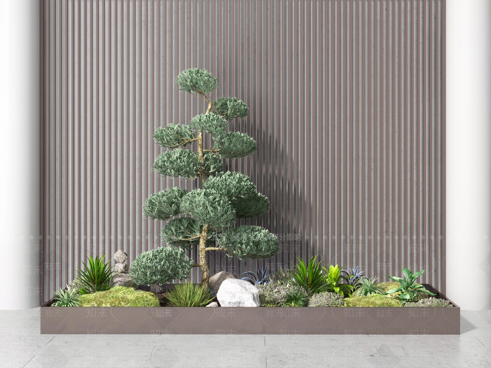 室内景观3D模型精品下载_3dmax模型_知末网