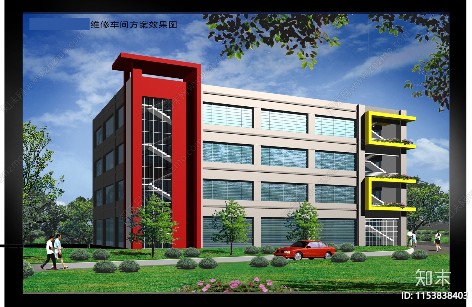 修理车间建筑cad施工图下载【ID:1153838403】