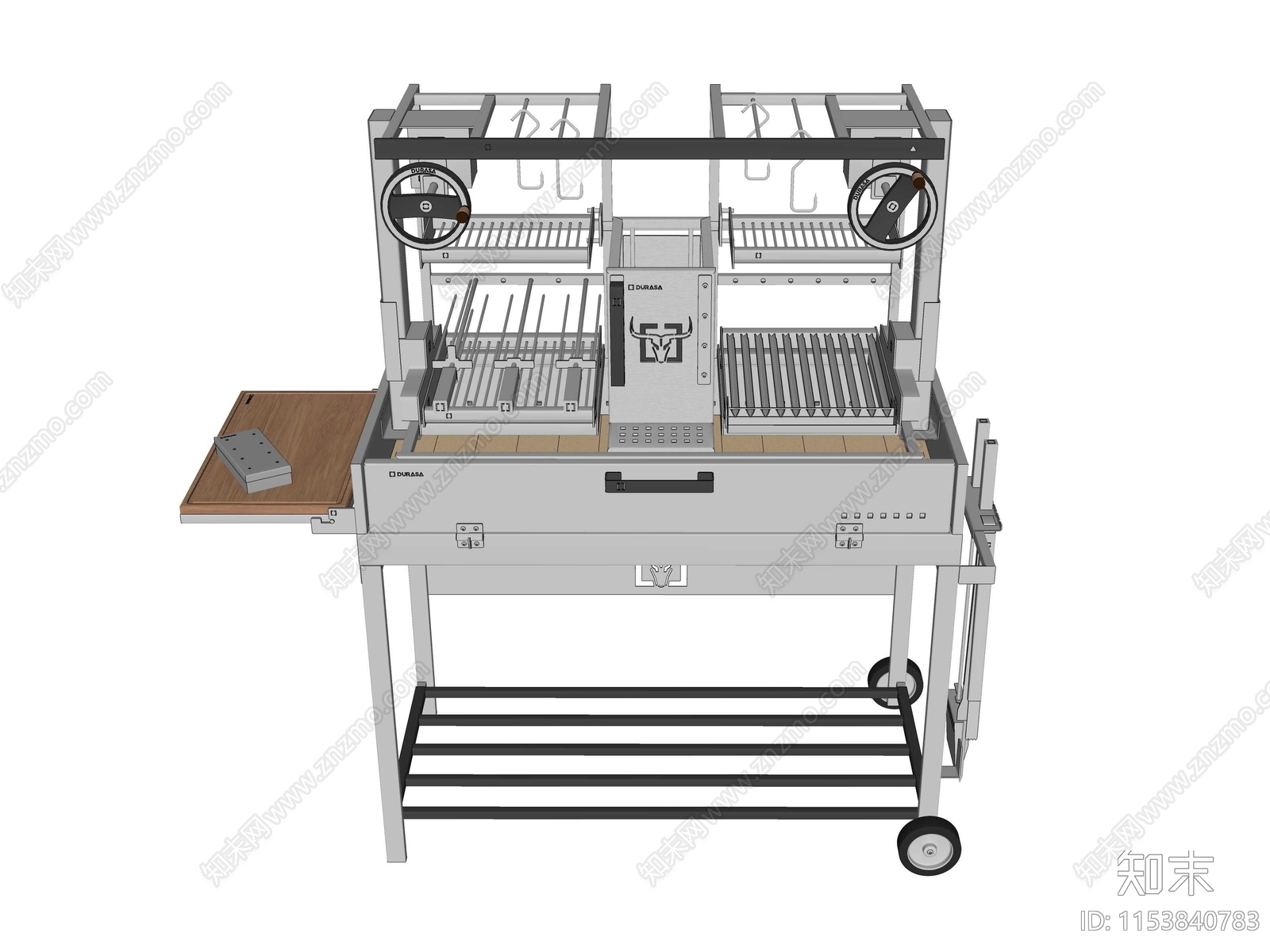 现代商用烧烤架SU模型下载【ID:1153840783】