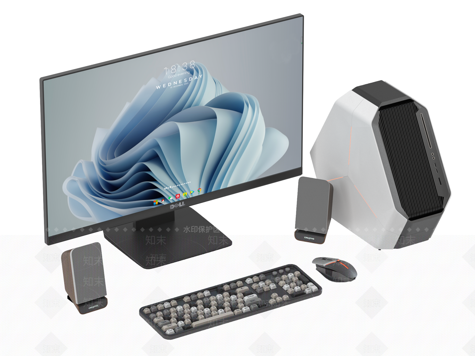 电脑3D模型下载【ID:1153842698】