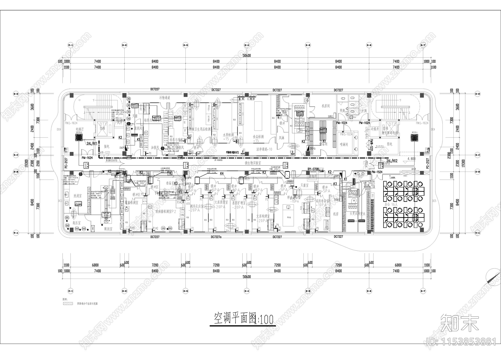 实验室室内cad施工图下载【ID:1153853881】