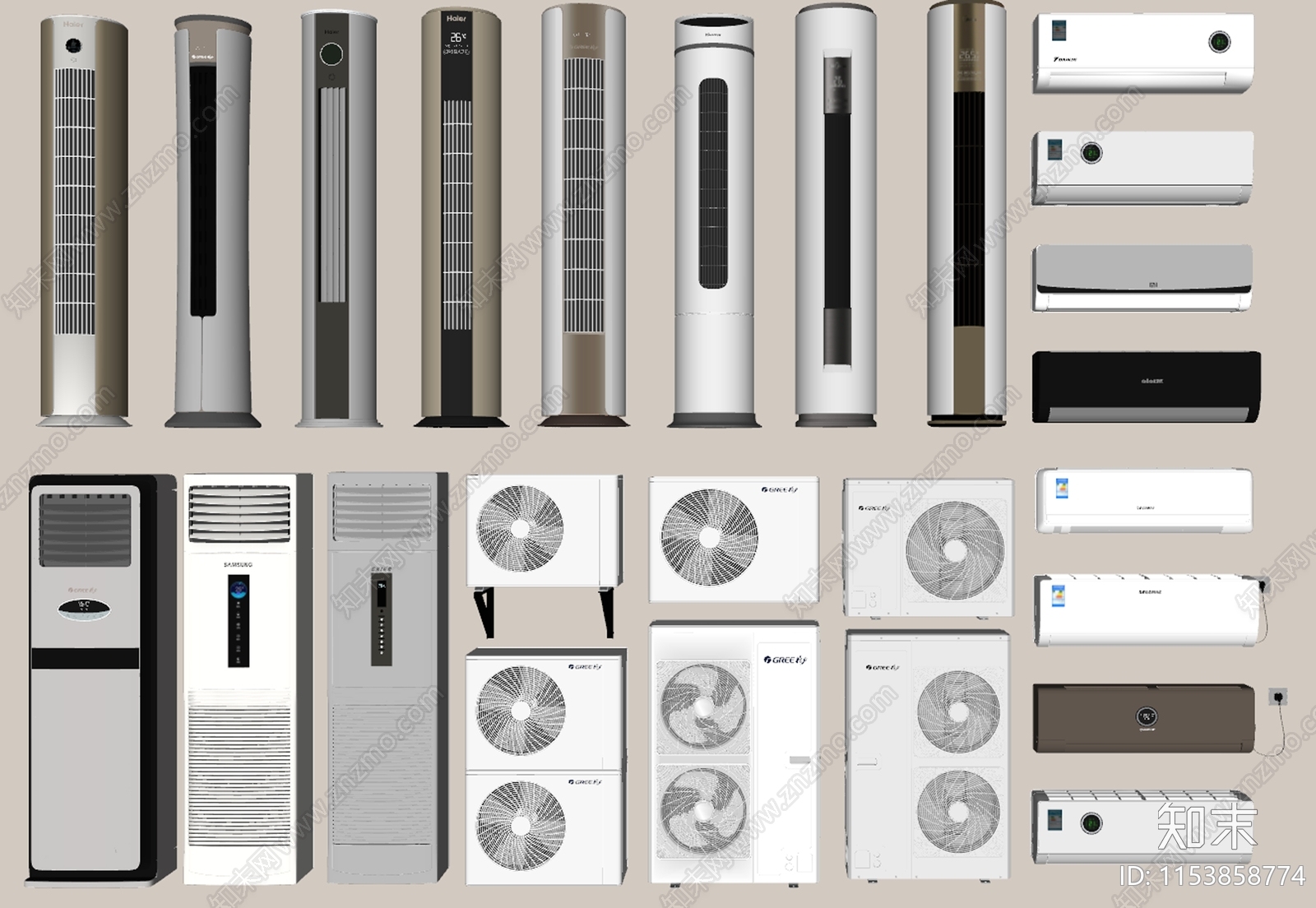 空调SU模型下载【ID:1153858774】