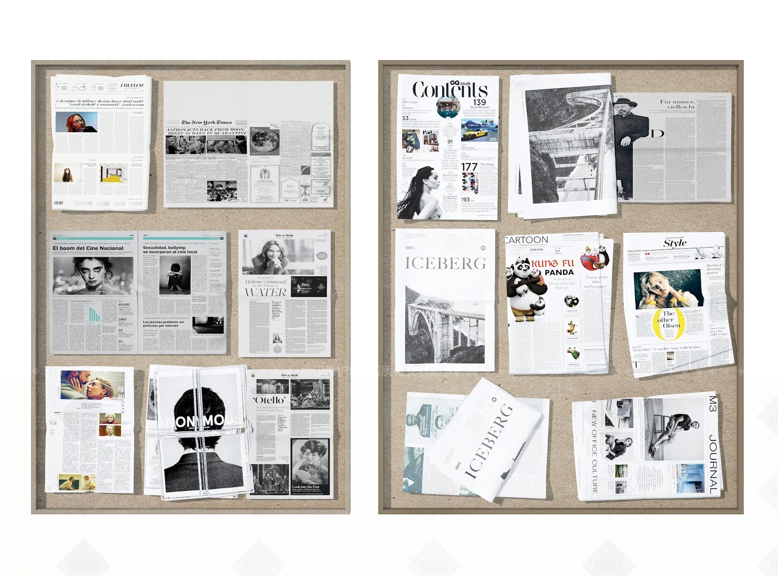 报纸3D模型下载【ID:1153876267】