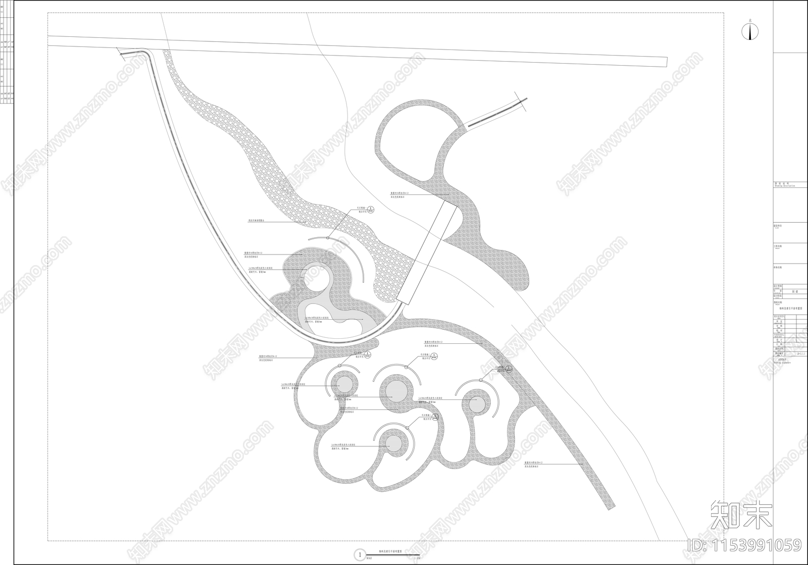 乡村河道改善初步扩初图cad施工图下载【ID:1153991059】