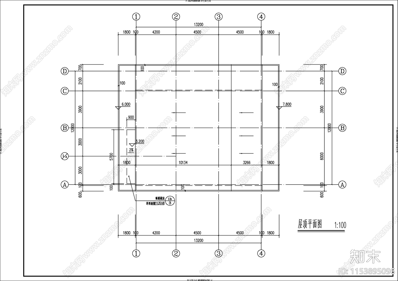 市场垃圾转运站建筑cad施工图下载【ID:1153895096】