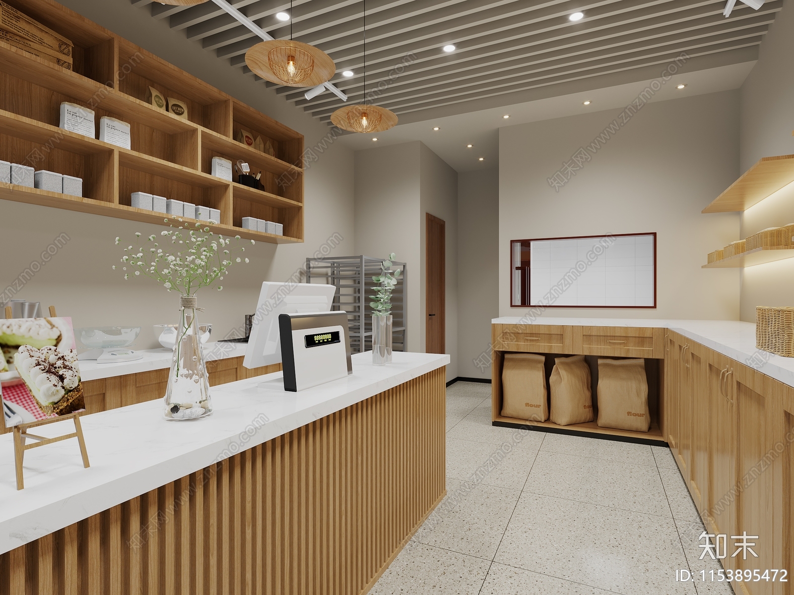 现代面包店3D模型下载【ID:1153895472】