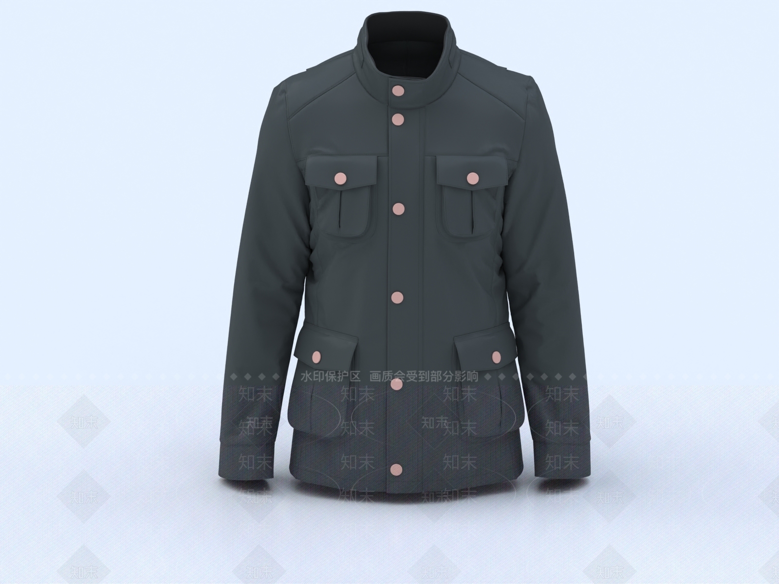 夹克外套3D模型下载【ID:1153898469】