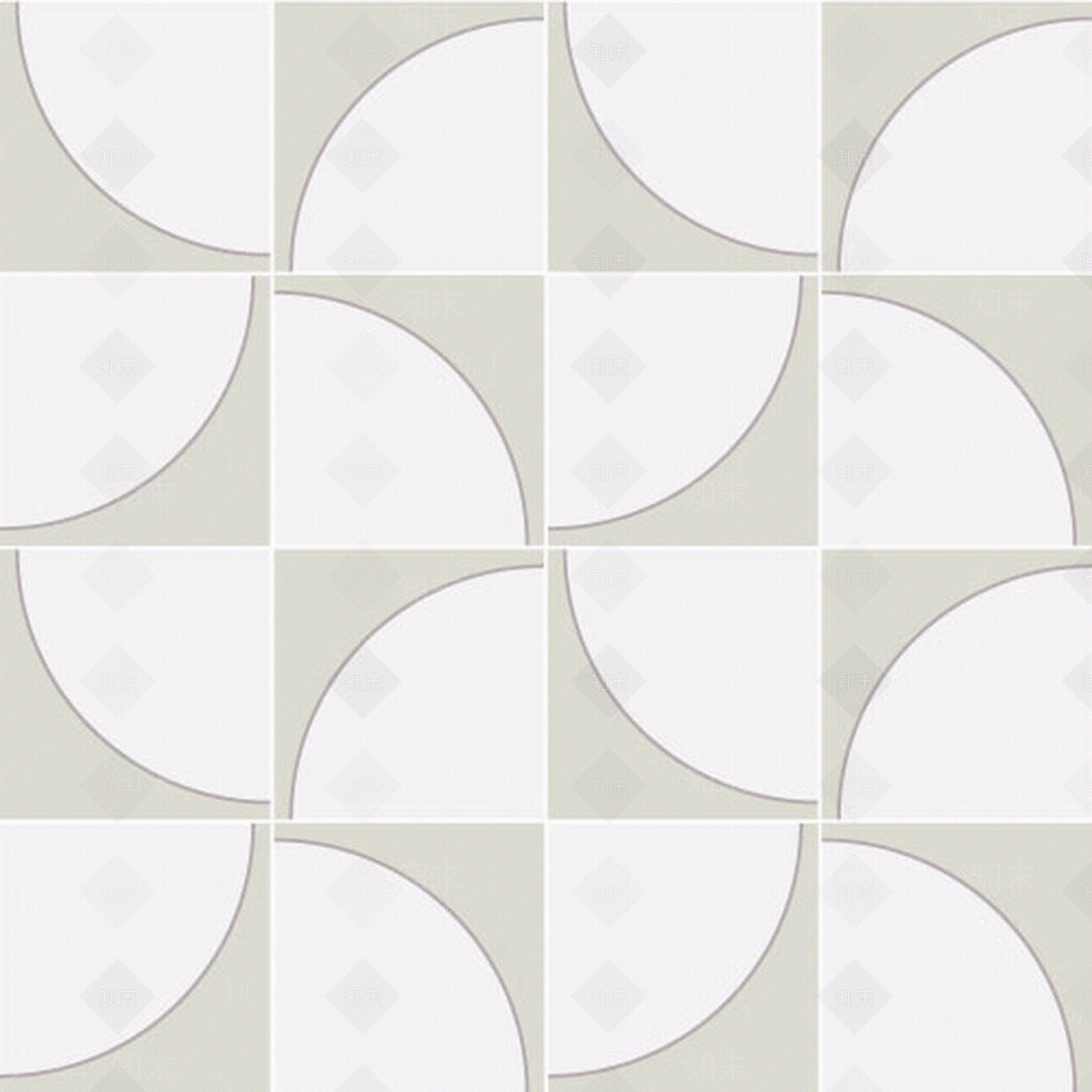 黑白灰复古色调几何拼花瓷砖壁纸贴图下载【ID:1153902486】