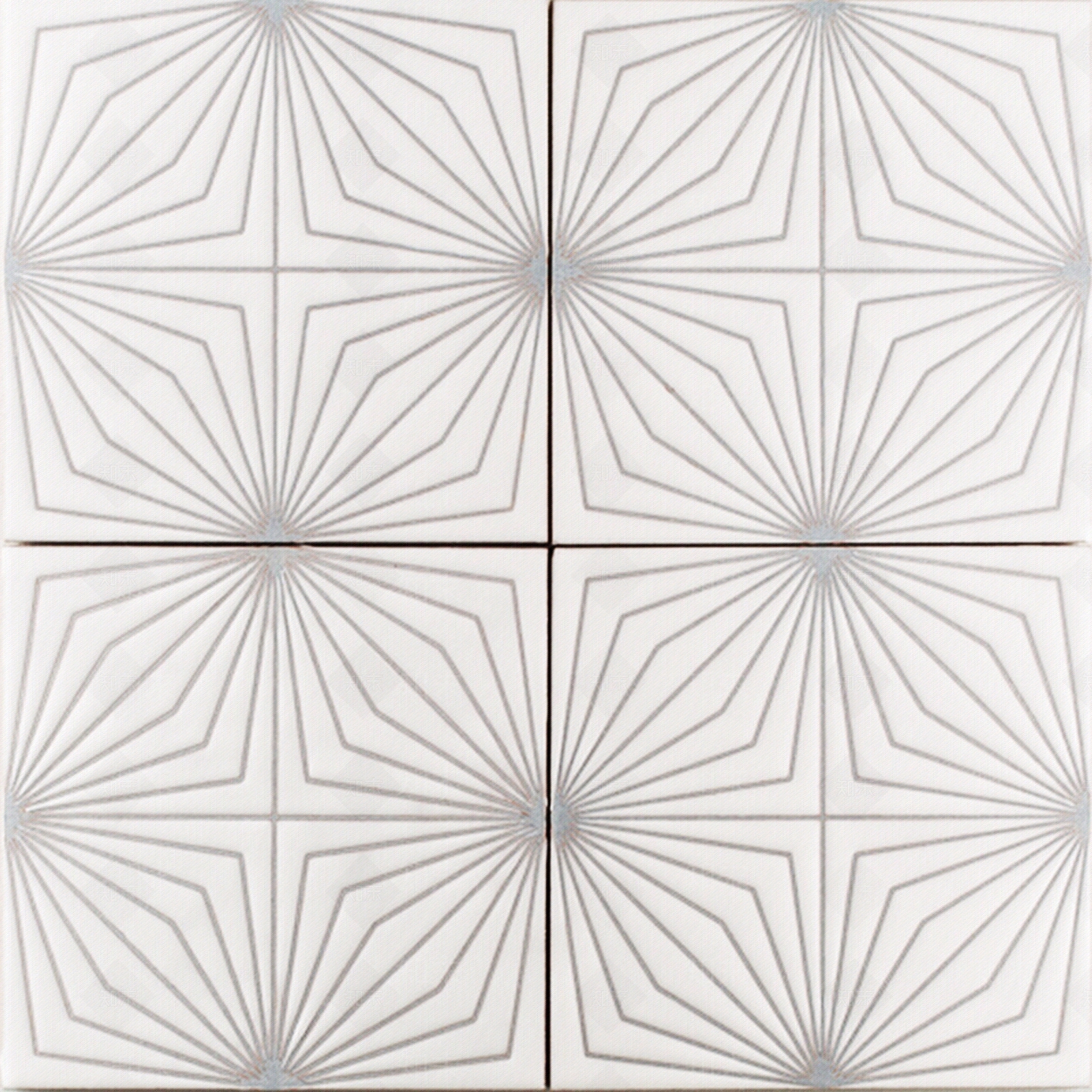 黑白灰复古色调几何拼花瓷砖壁纸贴图下载【ID:1153902546】