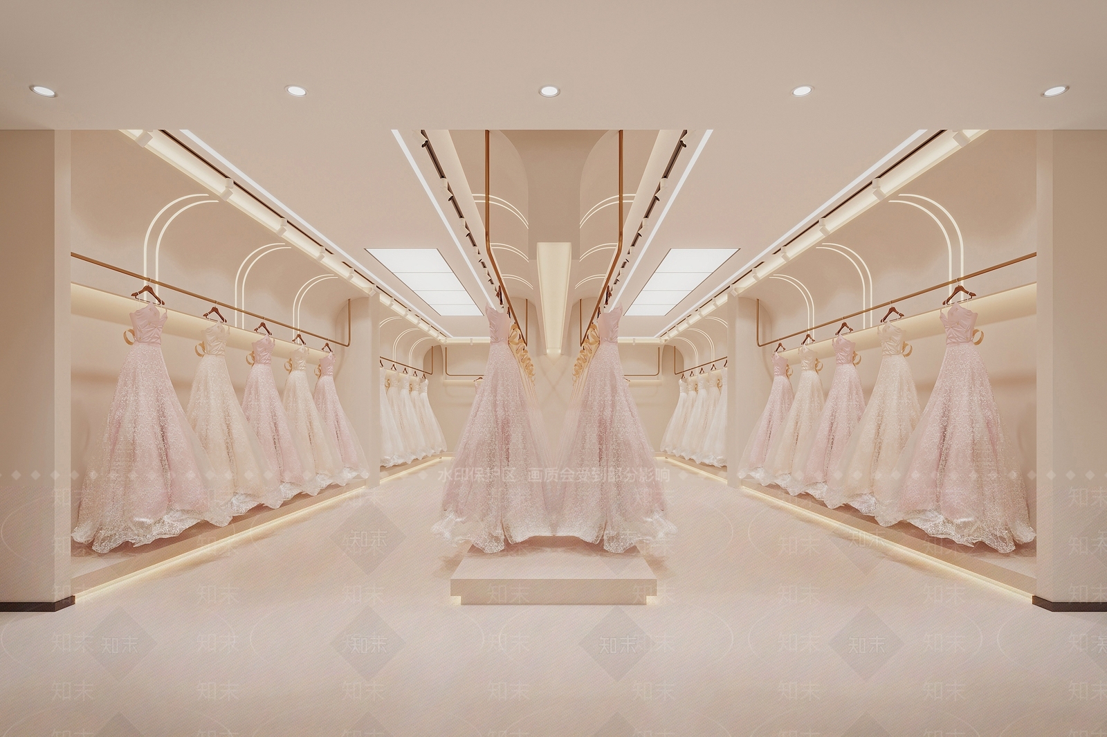 现代婚纱店3D模型下载【ID:1153903099】