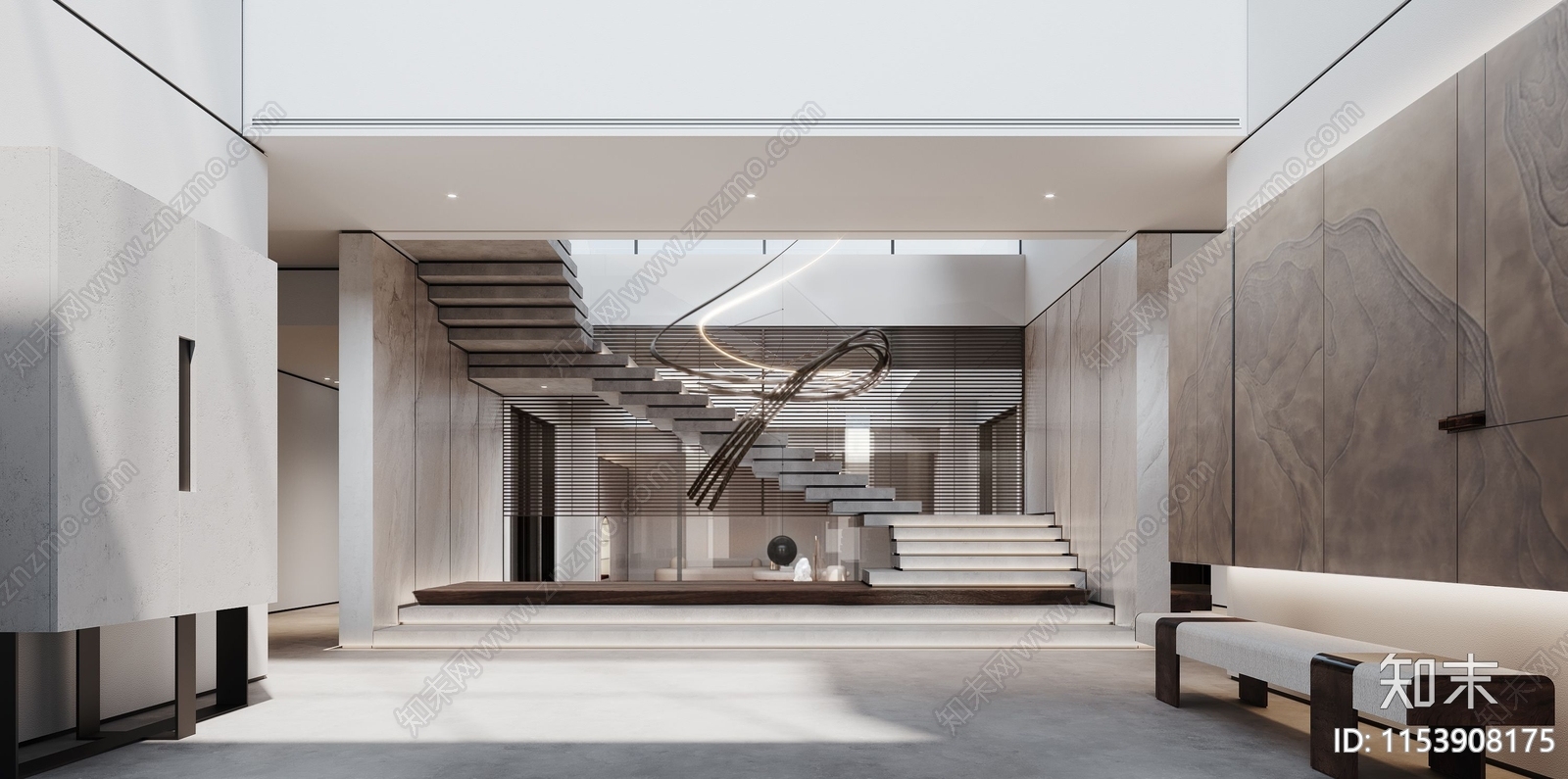 燕语堂华侨城东方花园别墅室内施工图下载【ID:1153908175】