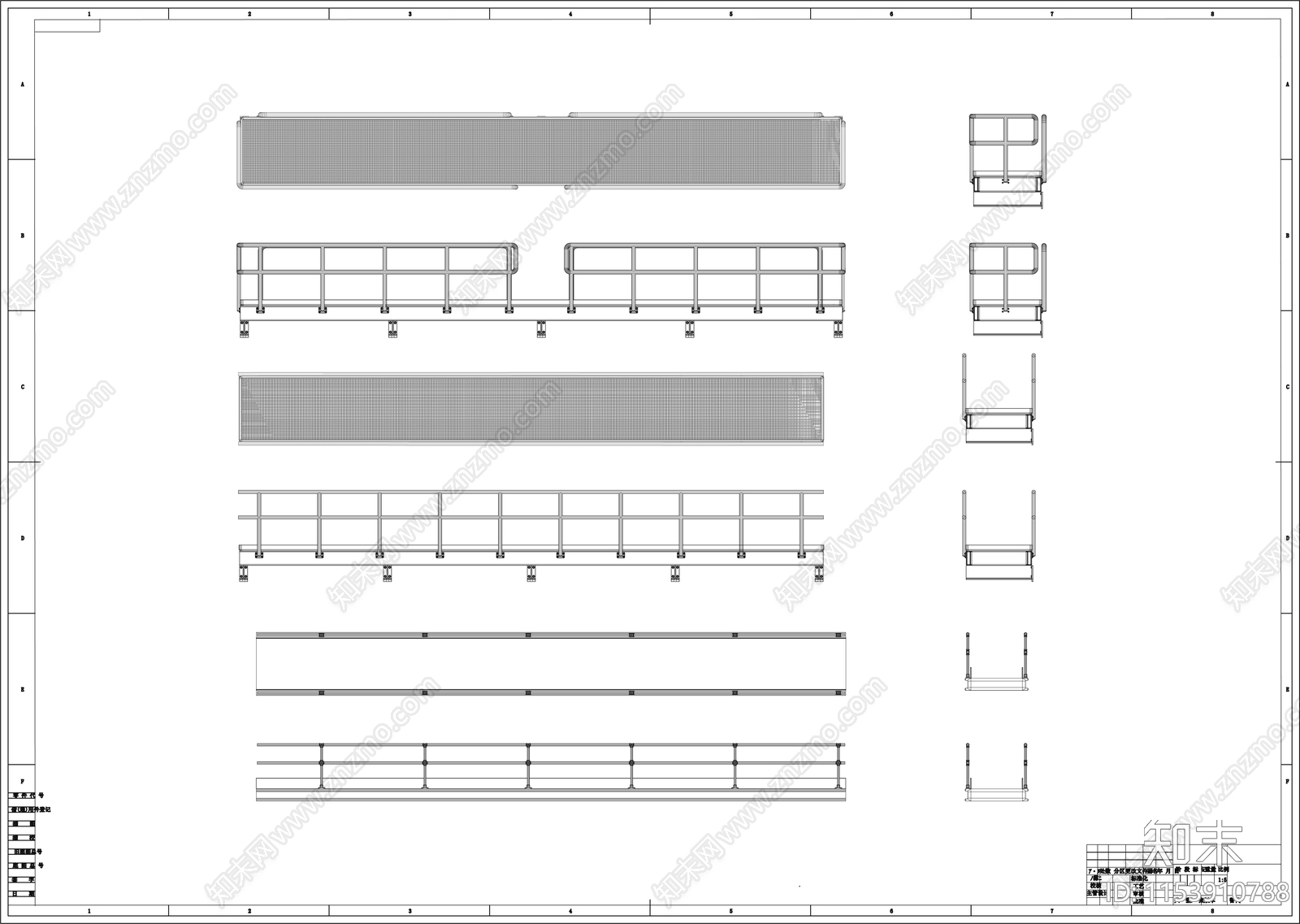 五金件铝型材质施工图下载【ID:1153910788】