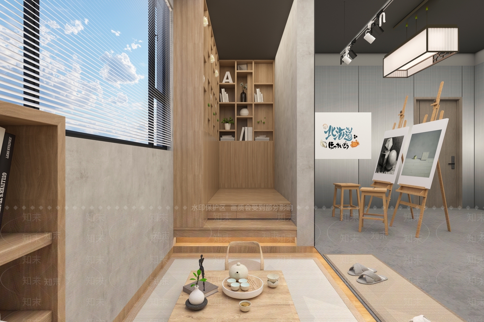 现代教室3D模型下载【ID:1153925385】