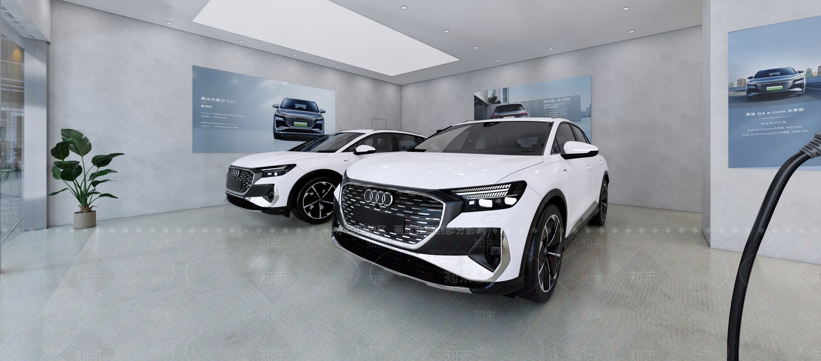 现代汽车4S店SU模型下载【ID:1153931460】