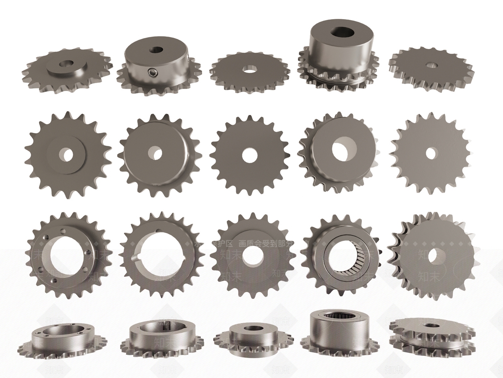 现代齿轮SU模型下载【ID:1153932126】