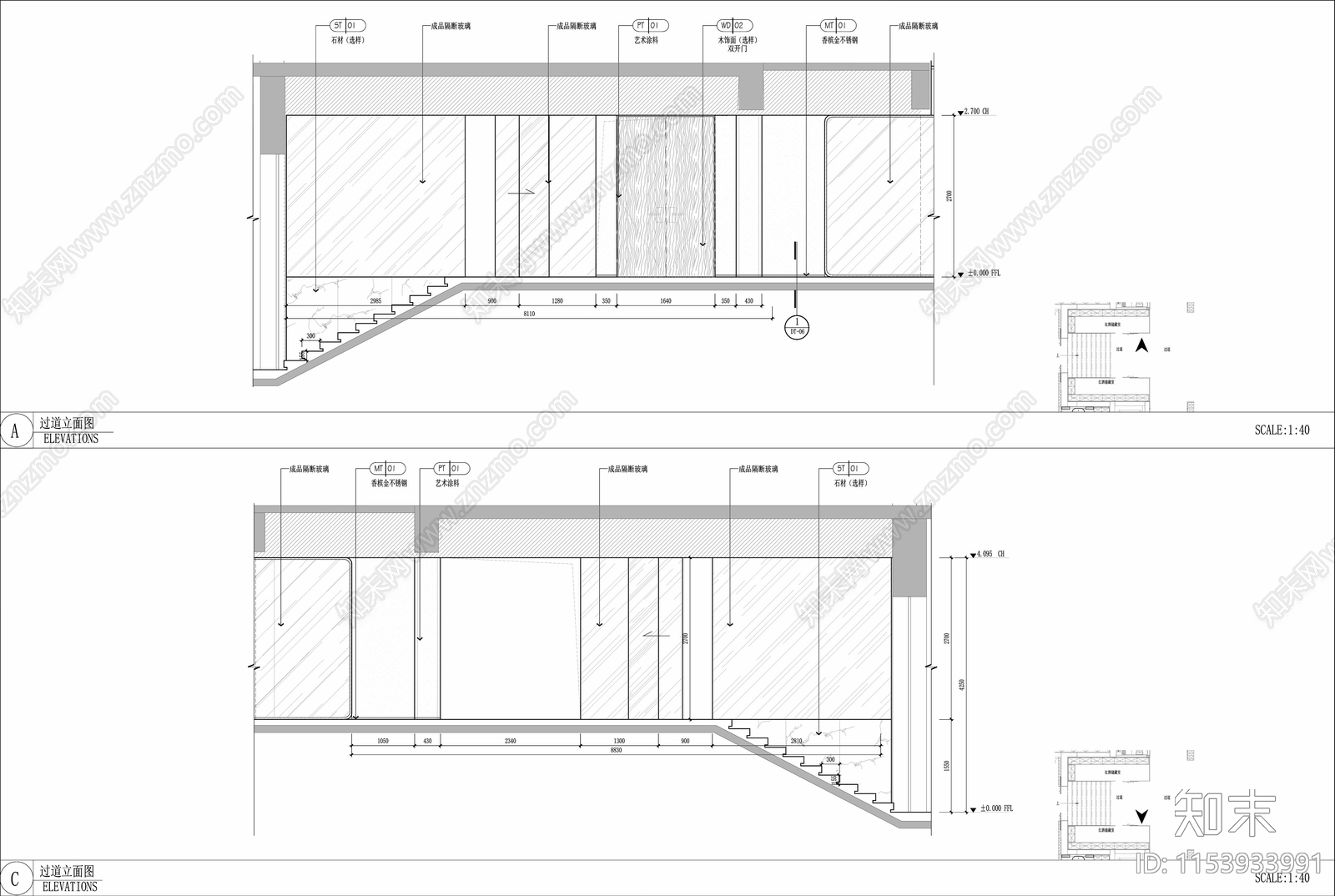 SPACE北京丽宫别墅3000m²cad施工图下载【ID:1153933991】