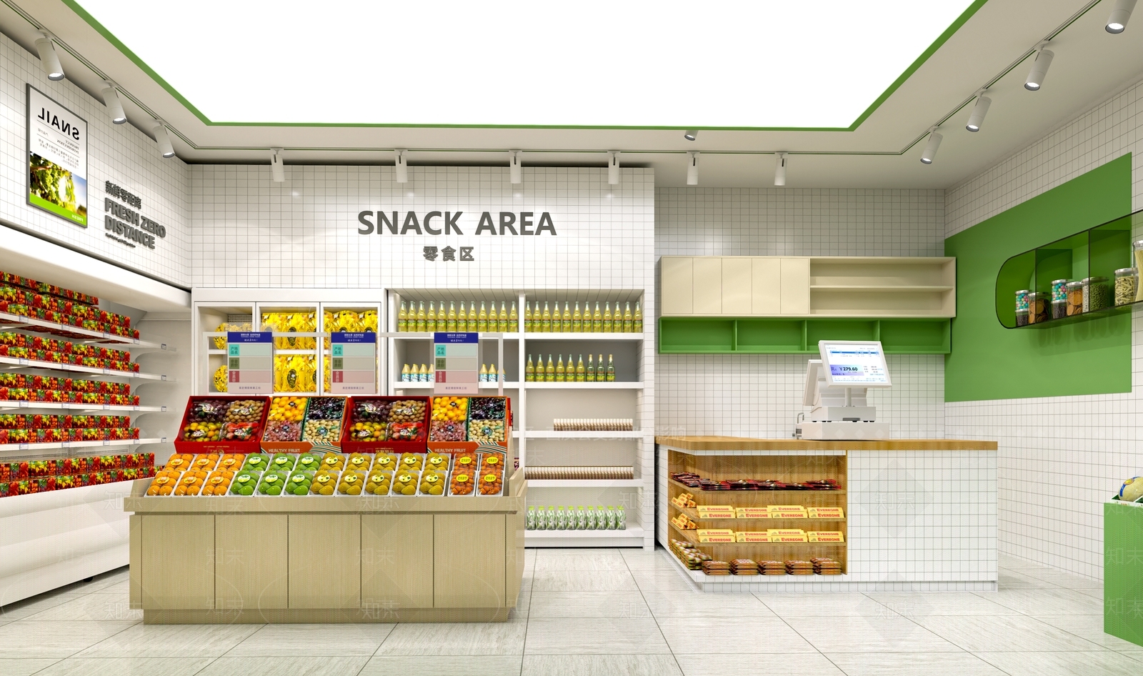 现代水果店3D模型下载【ID:1153936163】