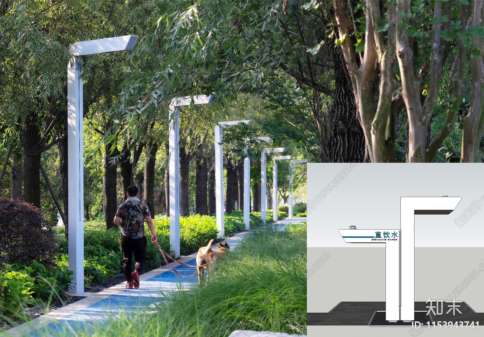 现代景观灯施工图下载【ID:1153943741】