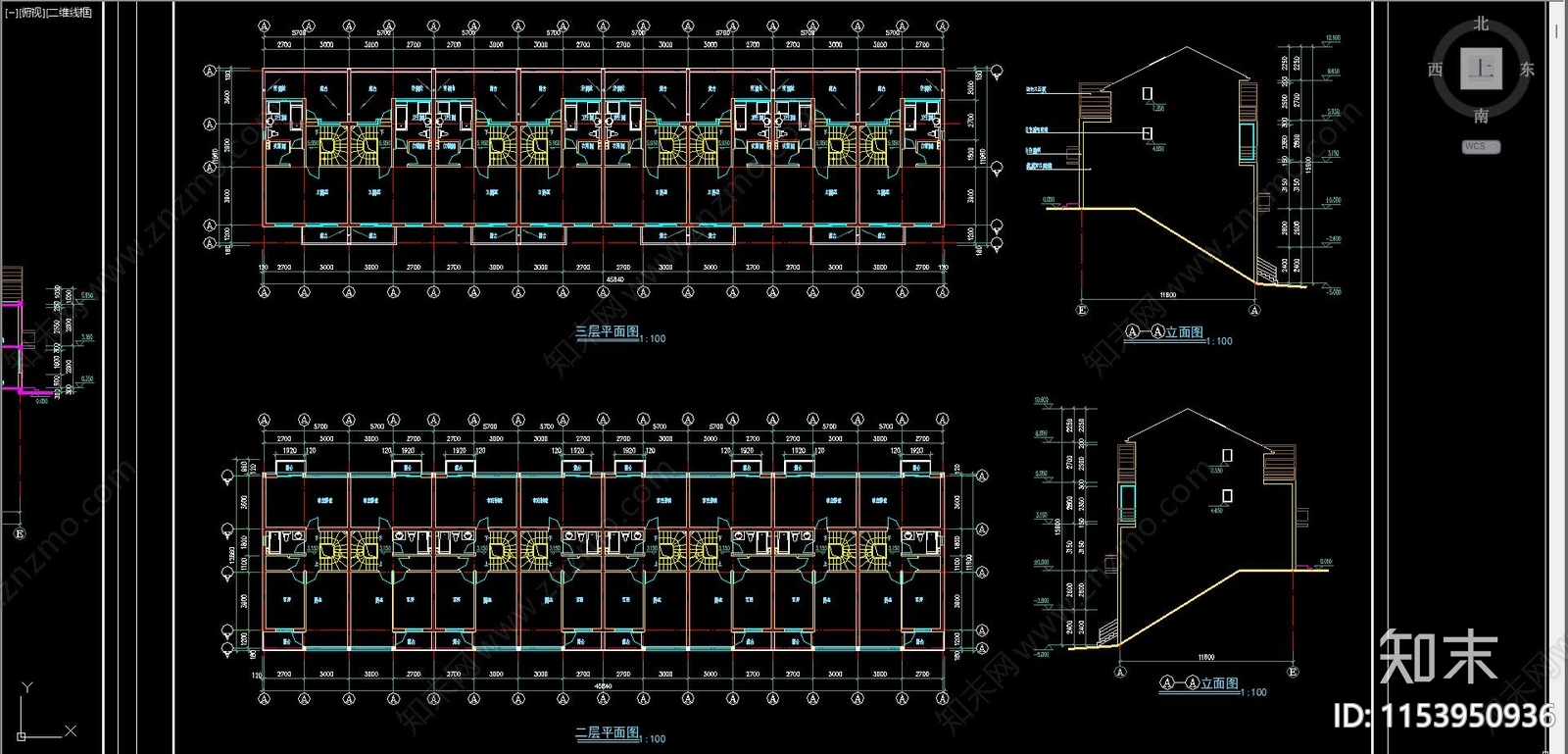 住宅区建筑施工图下载【ID:1153950936】