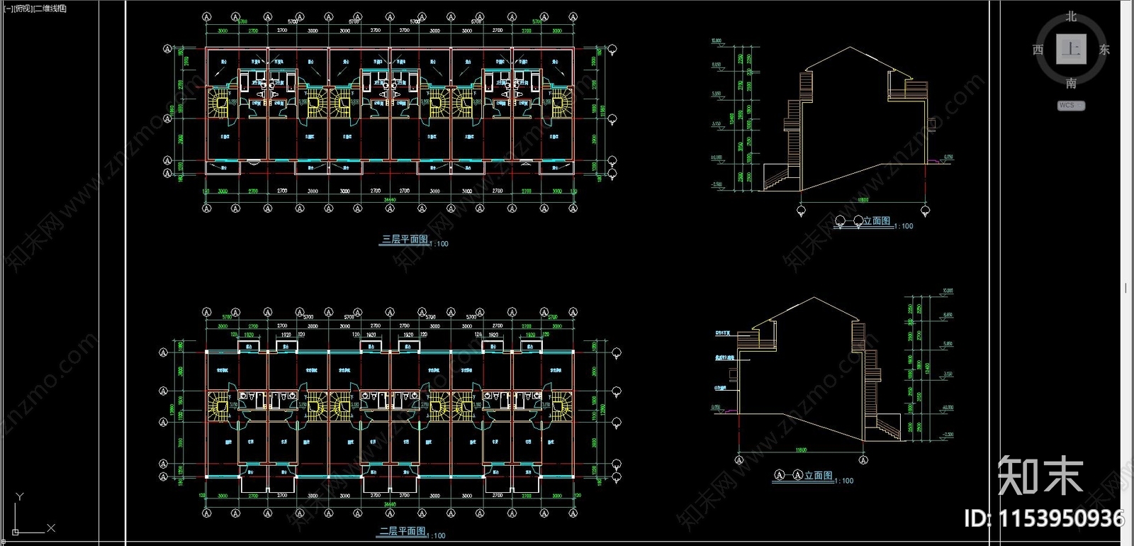 住宅区建筑施工图下载【ID:1153950936】