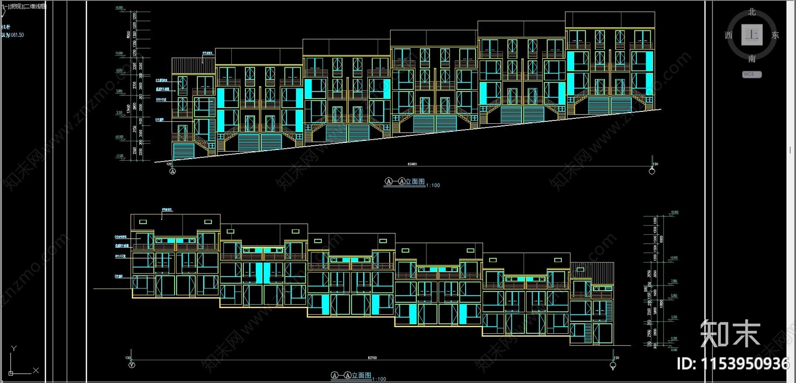 住宅区建筑施工图下载【ID:1153950936】