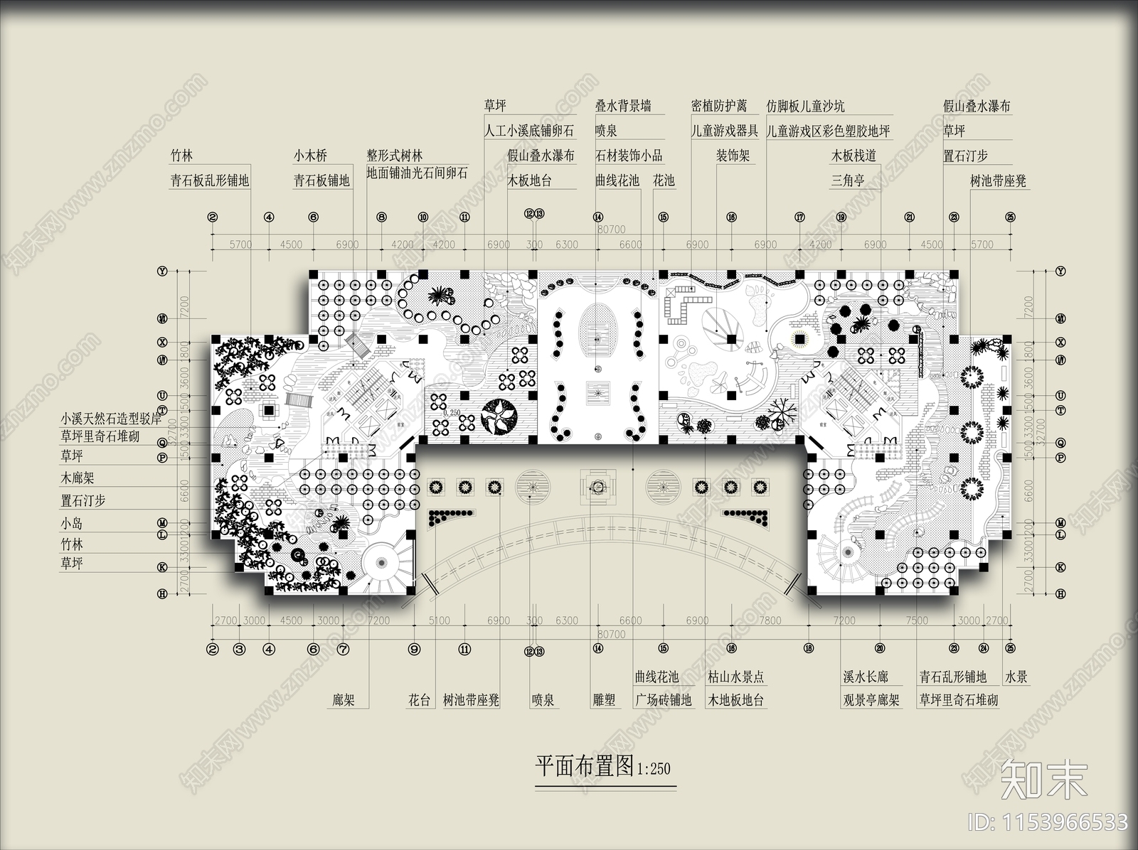 园林庭院施工图下载【ID:1153966533】