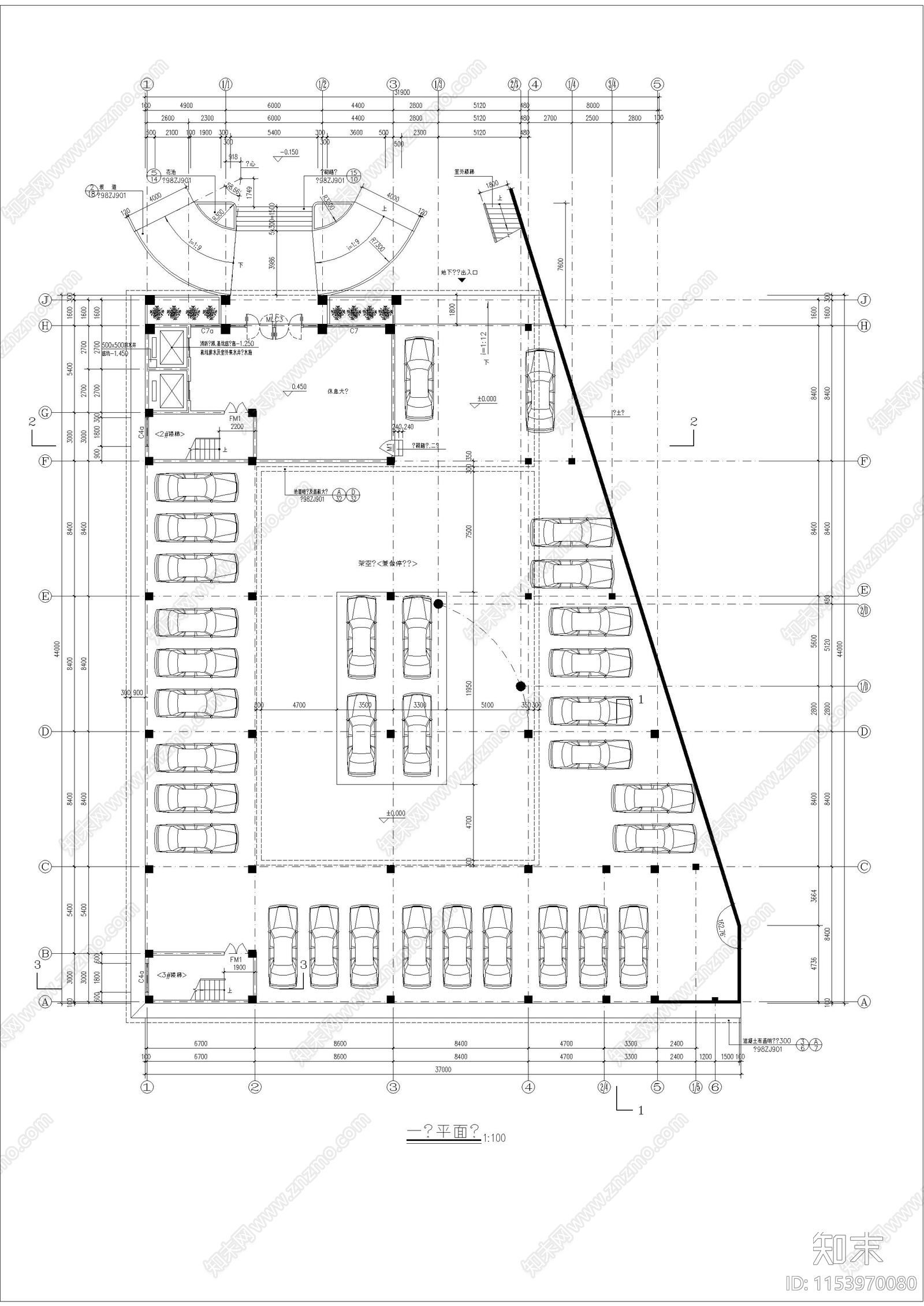 欧式古典cad施工图下载【ID:1153970080】