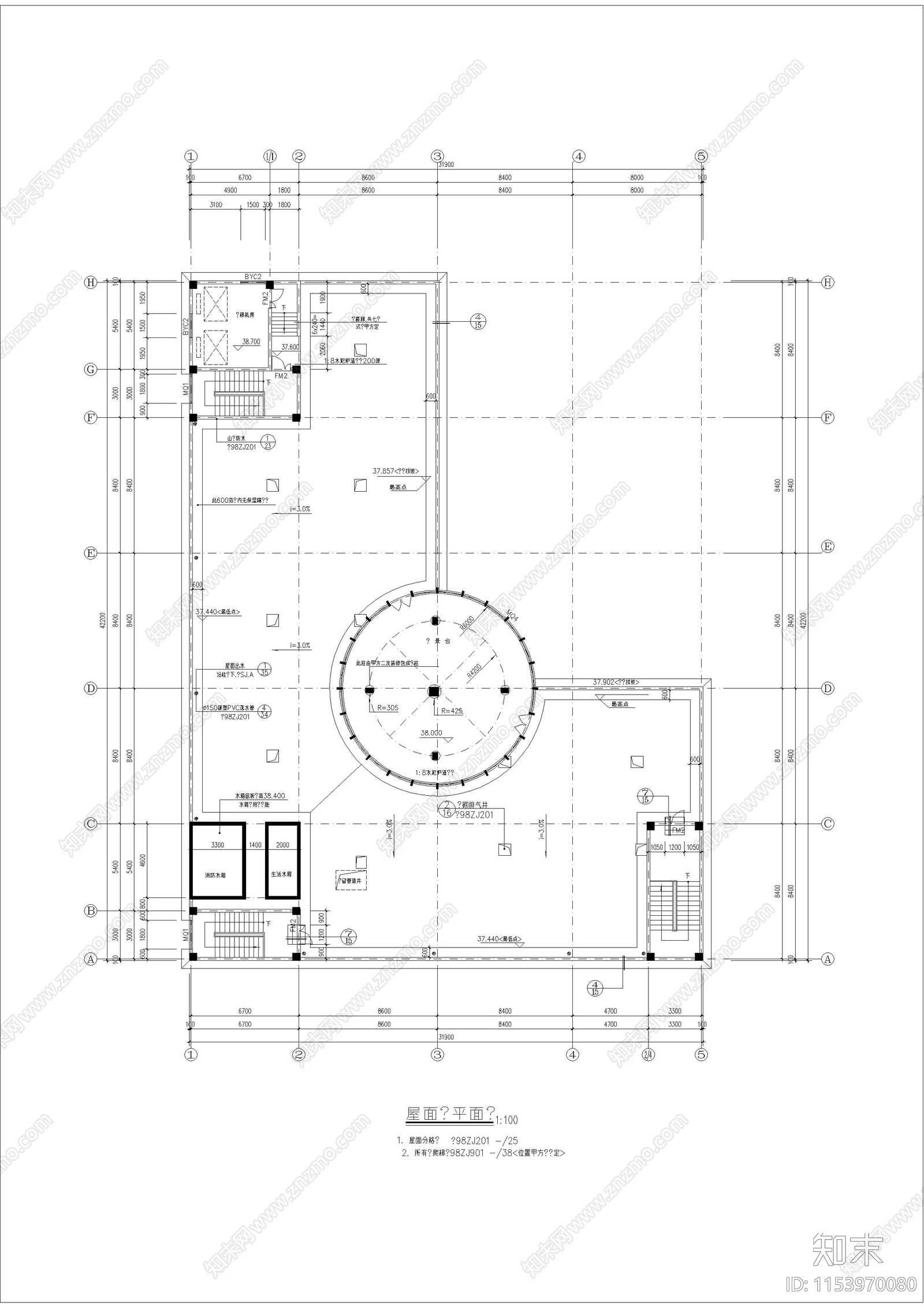 欧式古典cad施工图下载【ID:1153970080】