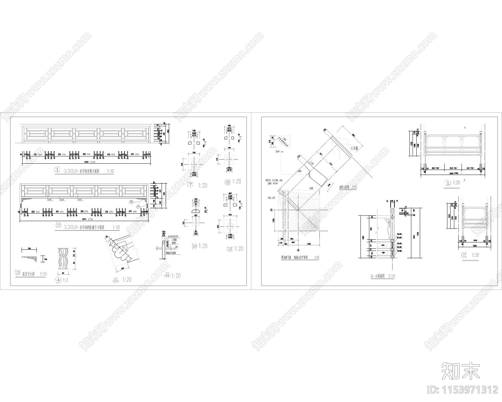 01四合院式图cad施工图下载【ID:1153971312】
