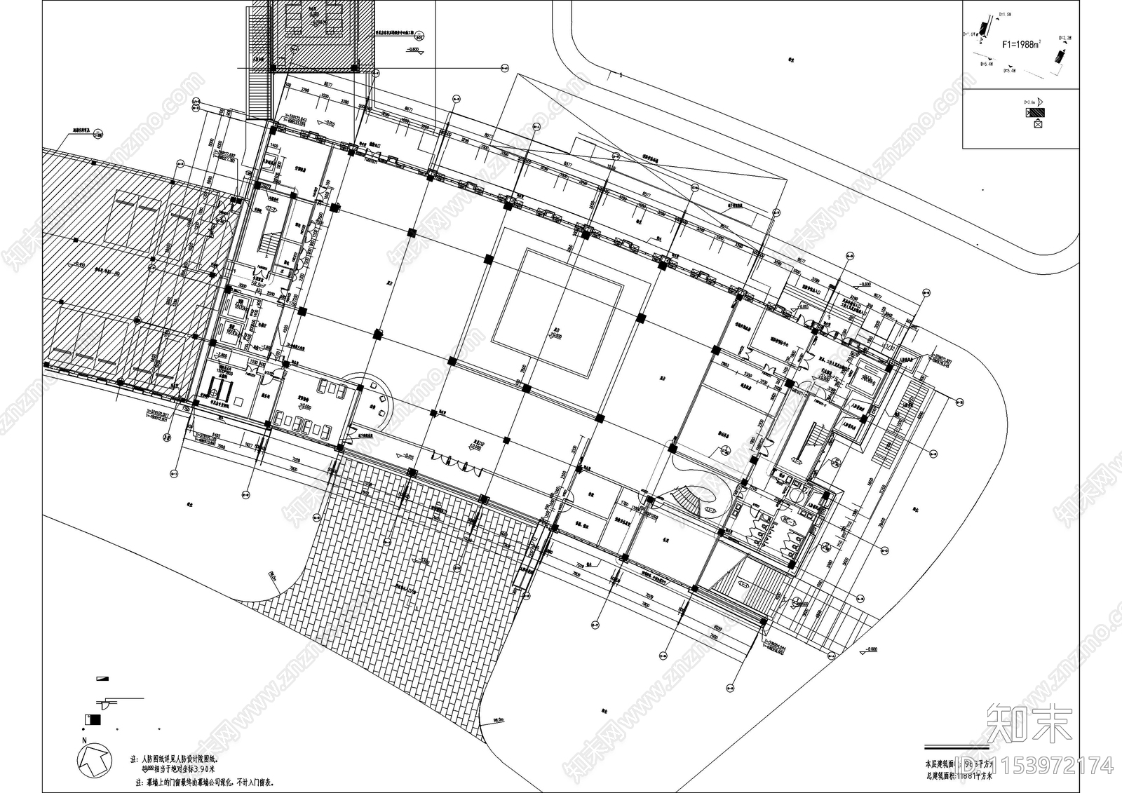 市科技馆建筑cad施工图下载【ID:1153972174】