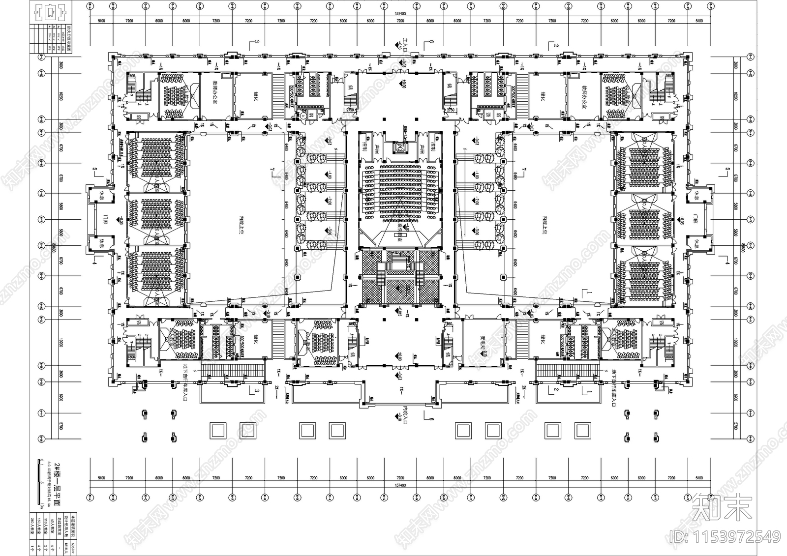 大学翔安校区cad施工图下载【ID:1153972549】