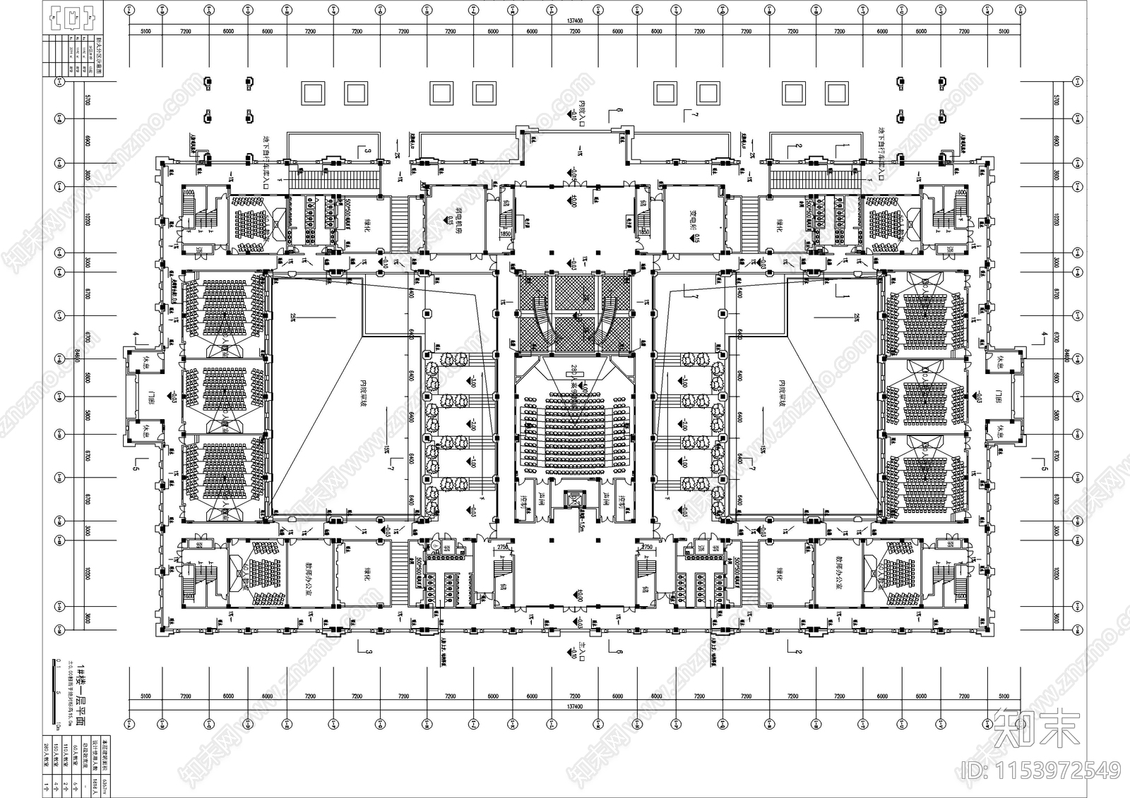 大学翔安校区cad施工图下载【ID:1153972549】