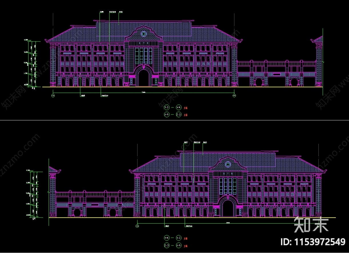 大学翔安校区cad施工图下载【ID:1153972549】