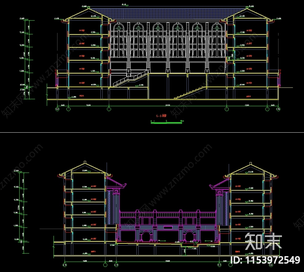 大学翔安校区cad施工图下载【ID:1153972549】