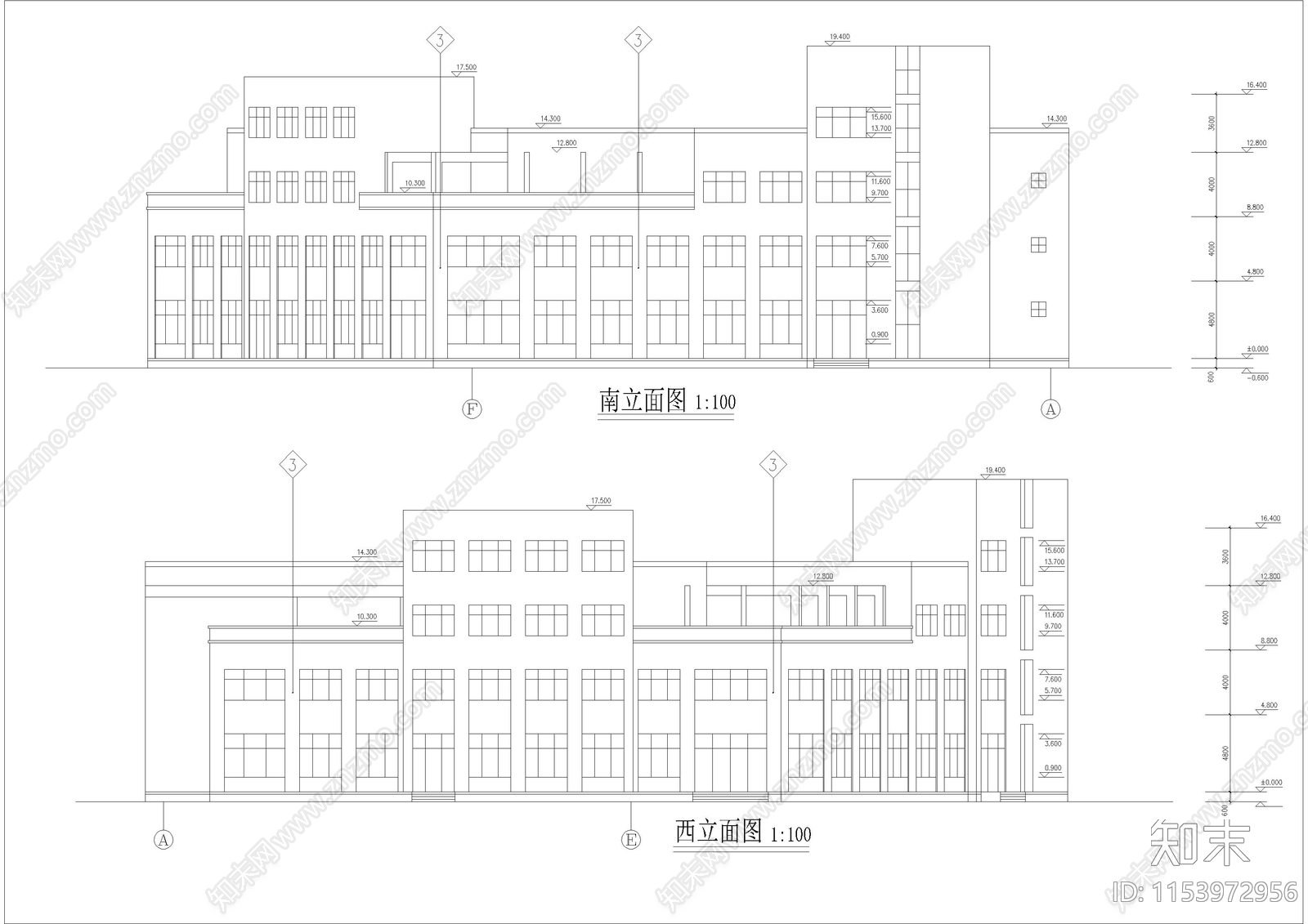 县级新酒店cad施工图下载【ID:1153972956】