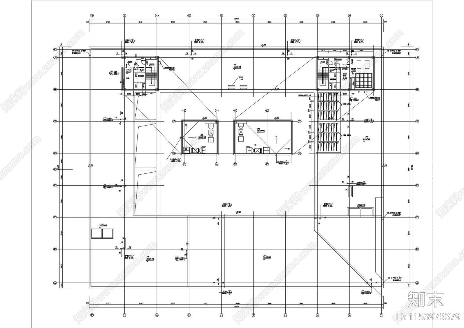 科学研究院科技办公楼成套全专业CAcad施工图下载【ID:1153973379】