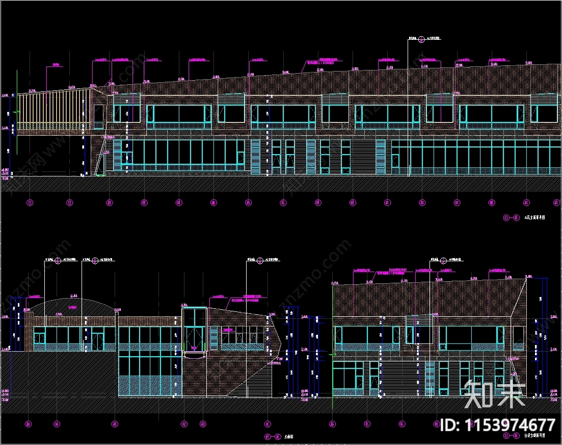 五星精品酒店建筑施工图下载【ID:1153974677】